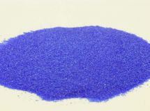 Verre coloré, bleu sari, transparent