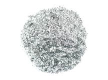 Silber Glitzer 0,6 x 0,6 mm