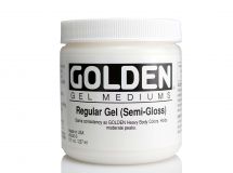 Golden GEL MEDIUMS, Regular Gel (semi-gloss)