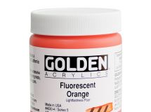 Golden FLUORESCENT COLORS, Orange fluorescent