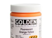 Golden FLUORESCENT COLORS, Fluorescent Orange Yellow