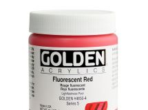 Golden FLUORESCENT COLORS, Fluorescent Red