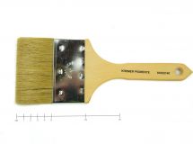 Flachpinsel, sog. Vertreiber, 2. Stärke, Gr. 4 Zoll