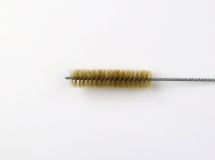 Gedrehte Zylinderbürste, Messingdraht 0,15, 25 mm Ø