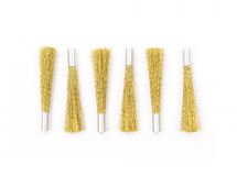 1 set of 6 erasing tips brass wire 0.12 mm
