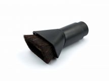 Universal adapter brush, white / black horse hair