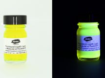 Jaune fluorescent, vernis