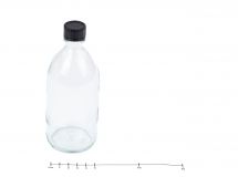 Glasflasche 250 ml Enghals