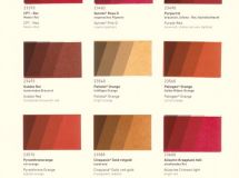 Kremer Color Chart - Organic Pigments