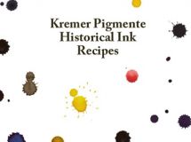 Kremer Pigmente Historical Ink Recipes