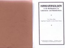 Kuno März: Handvergolden in der Buchbinderei